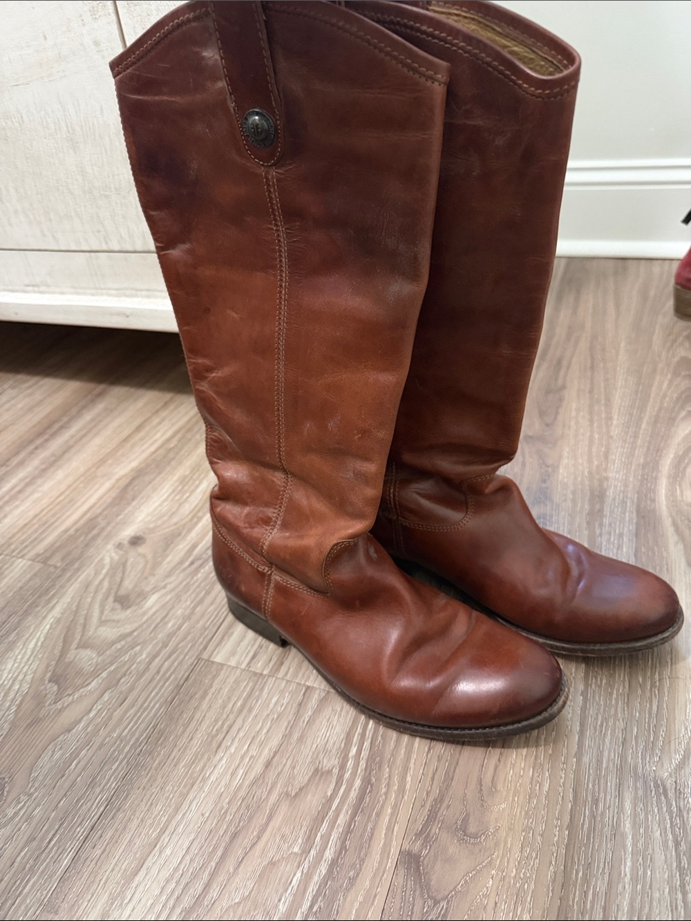 Frye Women's Tall Leather Riding Boots - Brown